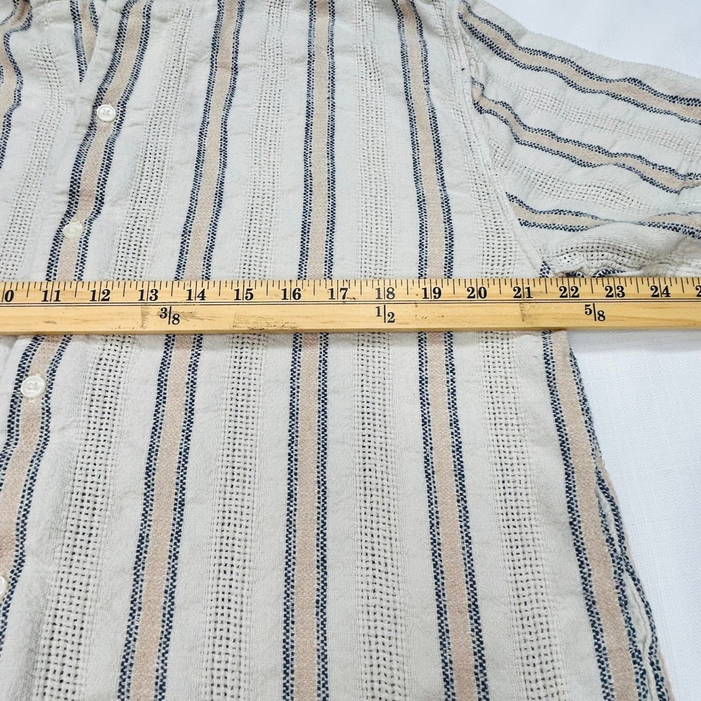Abercrombie & Fitch Camp Shirt Mens XL Summer Linen Blend Beach Resort Casual - Picture 13 of 16